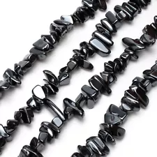 Hematite Chip Beads 32” Strand 5~8mm Jewelry Making Bulk Nonmagnetic