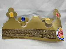 Vintage 2001 Burger King Paper Crown