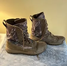 Nike 845167-990. Nike /Real Tree 8” Camo Boots. Size 12