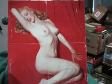 1953 Marilyn Monroe Poster 16" X 20" Poster Printed On Both Sides As Shown RARE