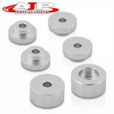 Silver JDM Solid Differential Diff Mounts Bushing Kit For 1989-1998 Nissan 240SX