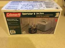 Vintage Coleman 508 Sportster II Single Burner Camp Stove w/ Case Unused