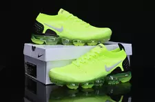 New Air Vapormax Flyknit 2 Men's "fluorescent green" air cushion shoes