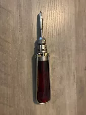 Vintage Weltrecord Reversible Ratcheting Screwdriver