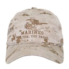 United States US Marine Corp USMC Polo Cotton Baseball Marines DDG Camo Cap Hat