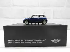 Diecast Car 1/43 MINI Mini Cooper British Flag with roof flag Great Britain Bl