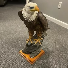 eagle statue 21 x 24 x12”