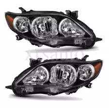 Headlights Set For 2011 2012 2013 Toyota Corolla S XRS Left&Right Headlamps Pair