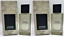 x2 Bath & Body Works STONE Cologne for MEN 3.4 oz Men's Fragrance Collection