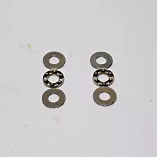 2 set miniature thrust ball bearings with washers 3.5X9X2.7mm VGC all tested!