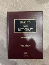 Black's Law Dictionary Ser.: Black's Law Dictionary by Bryan A. Garner (2019,...