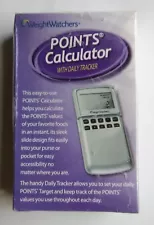 New ListingWEIGHT WATCHERS POINTS CALCULATOR DAILY TRACKER SLIDE DESIGN BRAND NEW SEALED