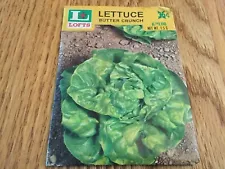 Vintage Sealed Unopened Packet Of Lofts Pedigreed Better Crunch Lettuce Seeds