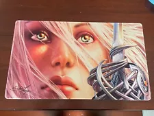 Thalia, Guardian Thraben Stitched Play Mat MTG Playmat SIGNED Steve Argyle Magic