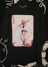 Teefury-Queen Of Chaos/Harley Quinn-Size 3XL