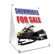 Snowmobile For Sale Yard Sign & Stake outdoor plastic coroplast window