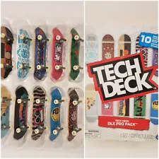 Tech Deck Dlx Pro Pack 10 Complete Fingerboards with Trucks And Wheels