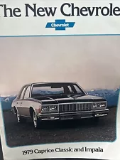 The Chevrolet Caprice Classic & Impala Car Sales Brochure Frameable USA 1978