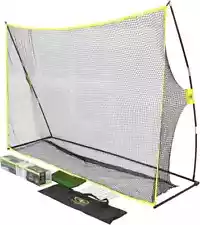 Athletic Works Golf Training Net with hitting Mat - Black/Green