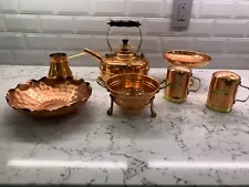 Copper Kitchen and Serving Items