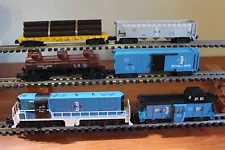 American Flyer S Gauge 8350 GP-7 Diesel B&M (Boston & Maine) Complete Train Set