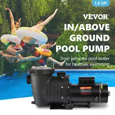 VEVOR Pool Pump 1.5HP 230V, Variable Dual Speed Pumps 1100W for Above Ground Poo