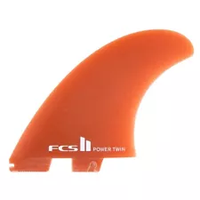 NEW FCS II Power Performance Glass PG Surf Surfboard Twin Fin Set XL Picante