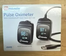 Nonin 02 Meter Model 3230 Bluetooth Smart Pulse Oximeter New