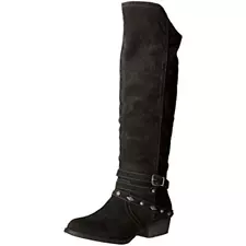 SALE..JellyPop Womens New $79 RIDGE Biker/Riding Boots Shoes/5 Med B,M/Black NIB