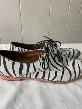 DV by Dolce Vita Rare Zebra Print Oxford Shoes Size 10