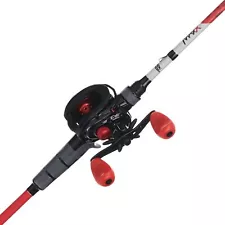 7’ Max X Fishing Rod and Reel Baitcast Combo, 4+1 Ball Bearings with Lightwei...