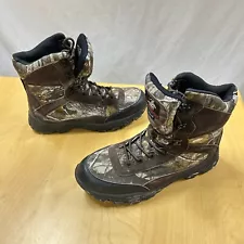 Winchester Thermolite Waterproof Camouflage & Leather Boots Size 10.5