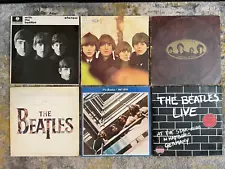 The Beatles Joblot x 6 For Sale, With The, Love Songs, Blue, Live, VG+ Vinyl