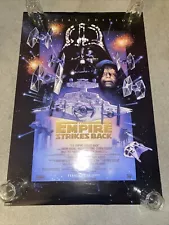 The Empire Strikes Back Special Edition Poster 27x40 1997 Star Wars DS Original