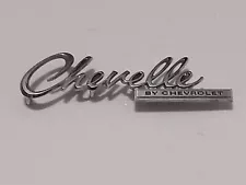 New Listing1968 1969 Chevelle By Chevrolet Script Badge OEM VINTAGE HOT ROD RAT ROD