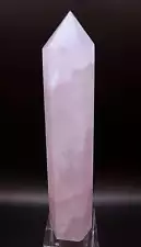 Rose Quartz Tower Tall 221.5g Crystal Pink Quartz | Crystal Point Gift for her