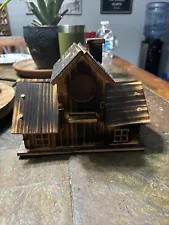 Wooden birdhouse