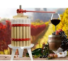 3.2 Gal Fruit Wine Cider Press Apple Grapes Press Juice Maker Juicer Wine Making