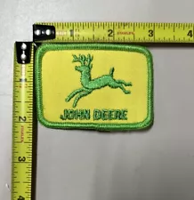 Vintage 1970s John Deere Logo 3"x2” Patch MINT New-old Stock Farm Equipment