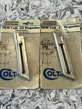 2 Brand New Colt Cadet, Woodsman, Challenger 22 LR 10 Round Magazines Stainless