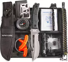 WEYLAND Emergency Survival Kit - Outdoor Survival Gear, Full Size Tactical Bushc