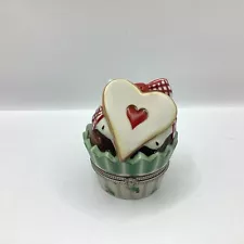 Villeroy & Boch Winter Cupcake Hinged Trinket Box Decoration (H1) NS#8748