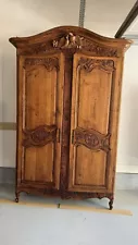 Antique French Wedding Armoire.