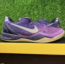 Nike Kobe 8 VIII System Purple Gradient Playoff Size 8 Sneakers w Box 555035-500