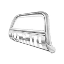 Black Horse Front Bull Bar Brush Bar w/Skid Stainless Fit 13-16 Hyundai Santa Fe (For: Hyundai)