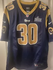 Todd Gurley Super Bowl LIII Navy Jersey Nike Large