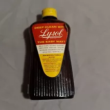 1940s Lysol Regular Scent Full Bottle in Country Store Product For Display Only