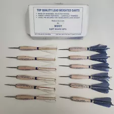 Widdy Dart Board Mfg No 1 Official Tournament Darts 12 pcs with Original Box