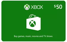 Xbox Gift Card $50 USD, DIGITAL, NO SHIPPING REQUIRED