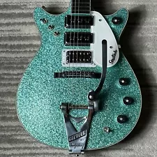 Gretsch Custom Shop Masterbuilt Stephen Stern 1962 Triple Jet Turquoise Sparkle